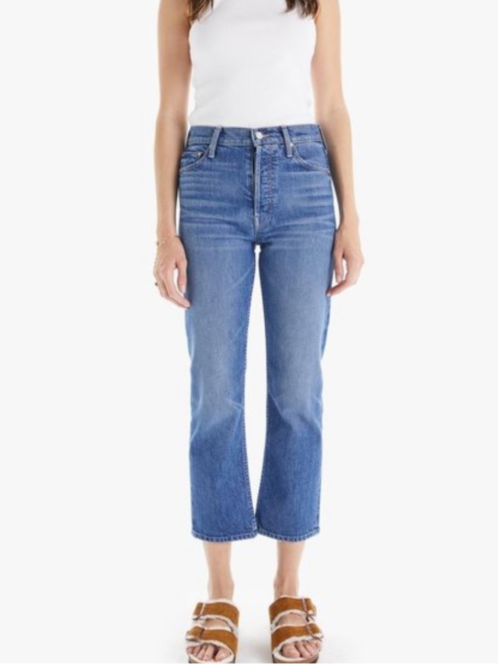 MOTHER DENIM THE TOMCAT JEANS - RUNNING WITH SCISSORS Size 26